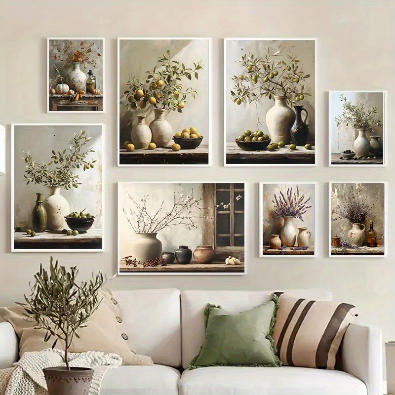 1pc Frameless Retro Still Life - đánh giá và giá Family Tree Print