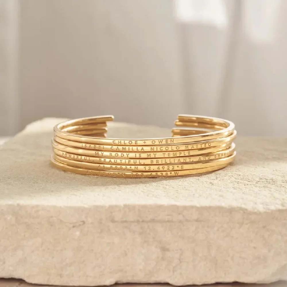 Couple Engrave Name Text Custo - đánh giá và giá Coordinates Bracelet