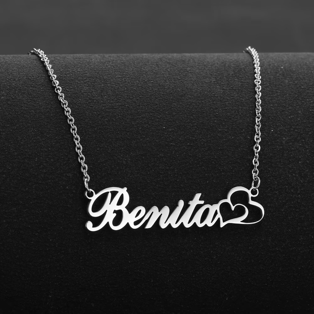 Personalized Double Heart Cust - đánh giá và giá Name Necklace Custom