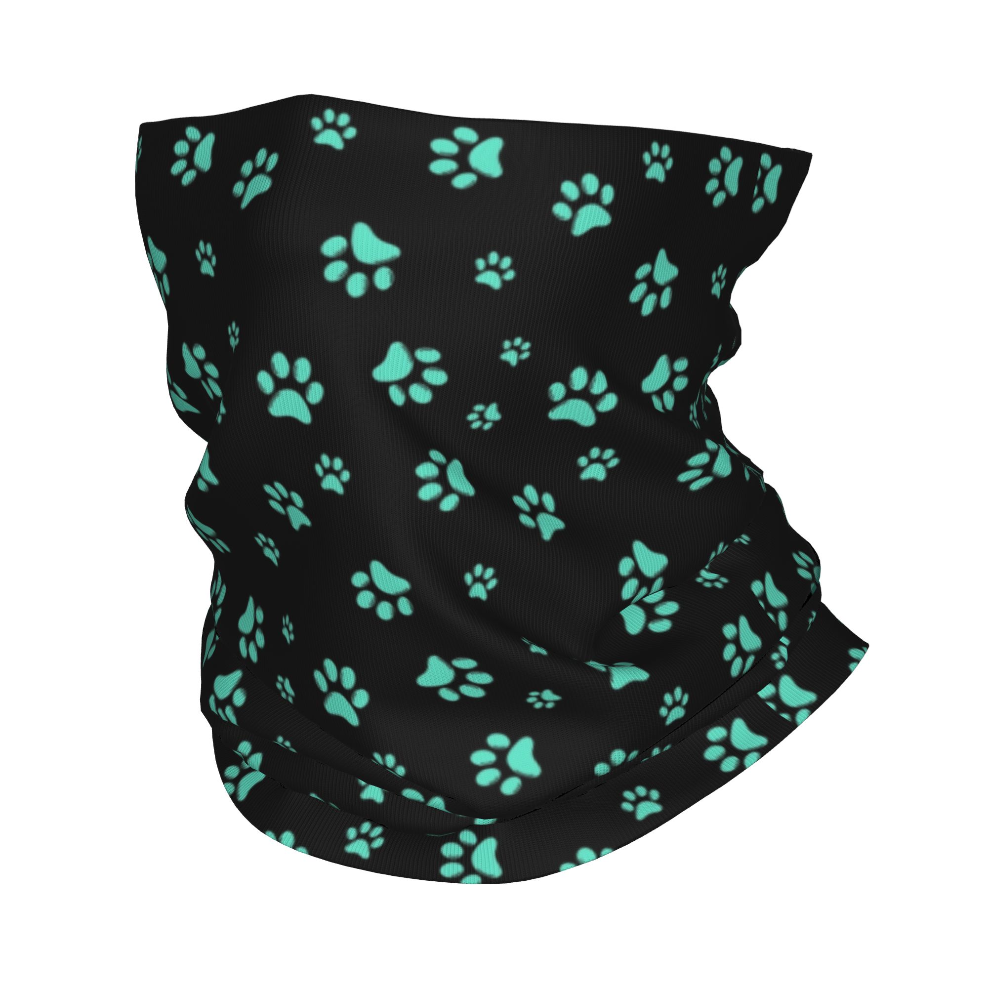 Custom Aqua Dog Paw Print Patt - đánh giá và giá Pet Portrait Custom