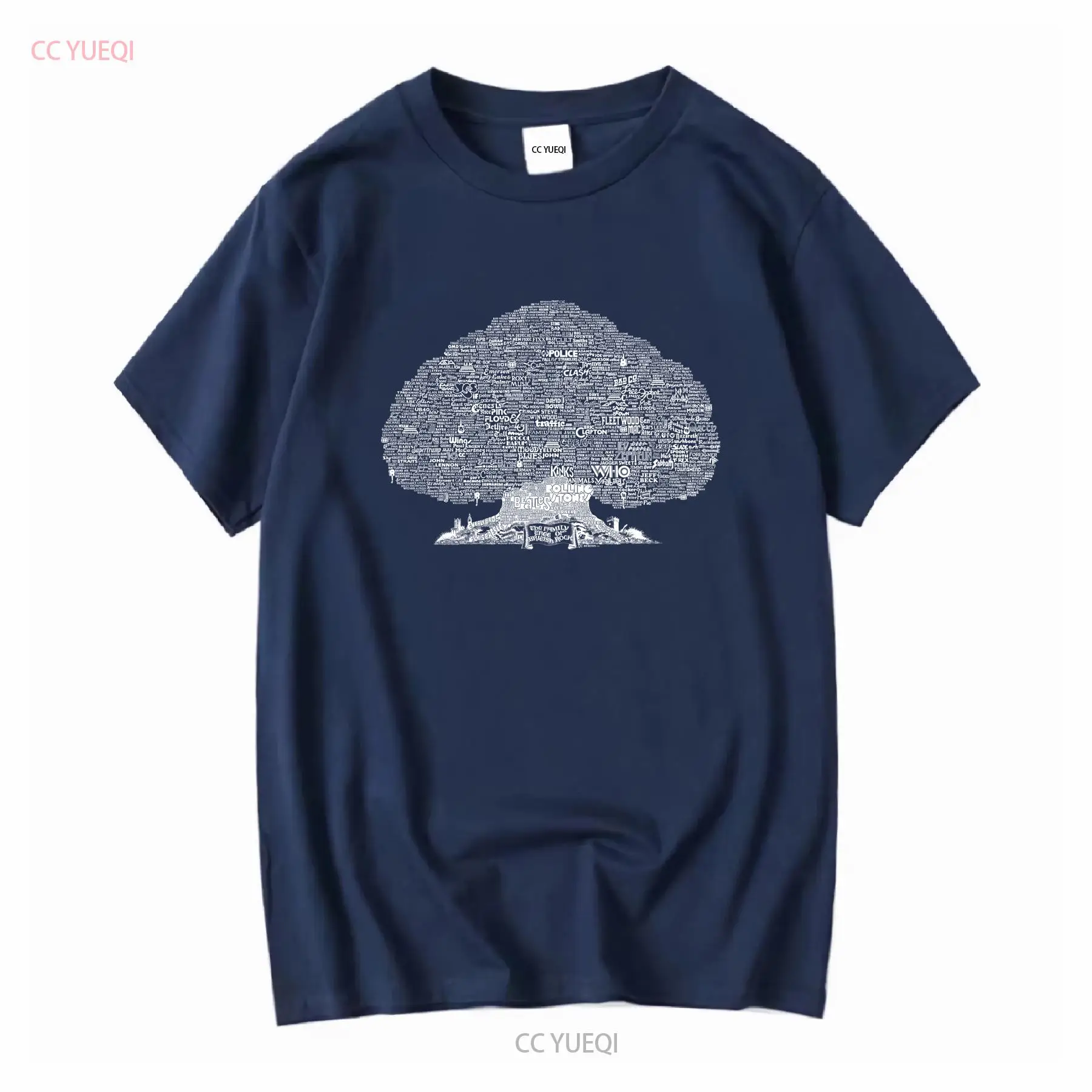Family Tree Of British Rock T  - đánh giá và giá Family Tree Print