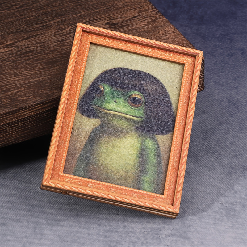 Mini Wooden Photo Frame Frog F - đánh giá và giá Engraved Wood Frame